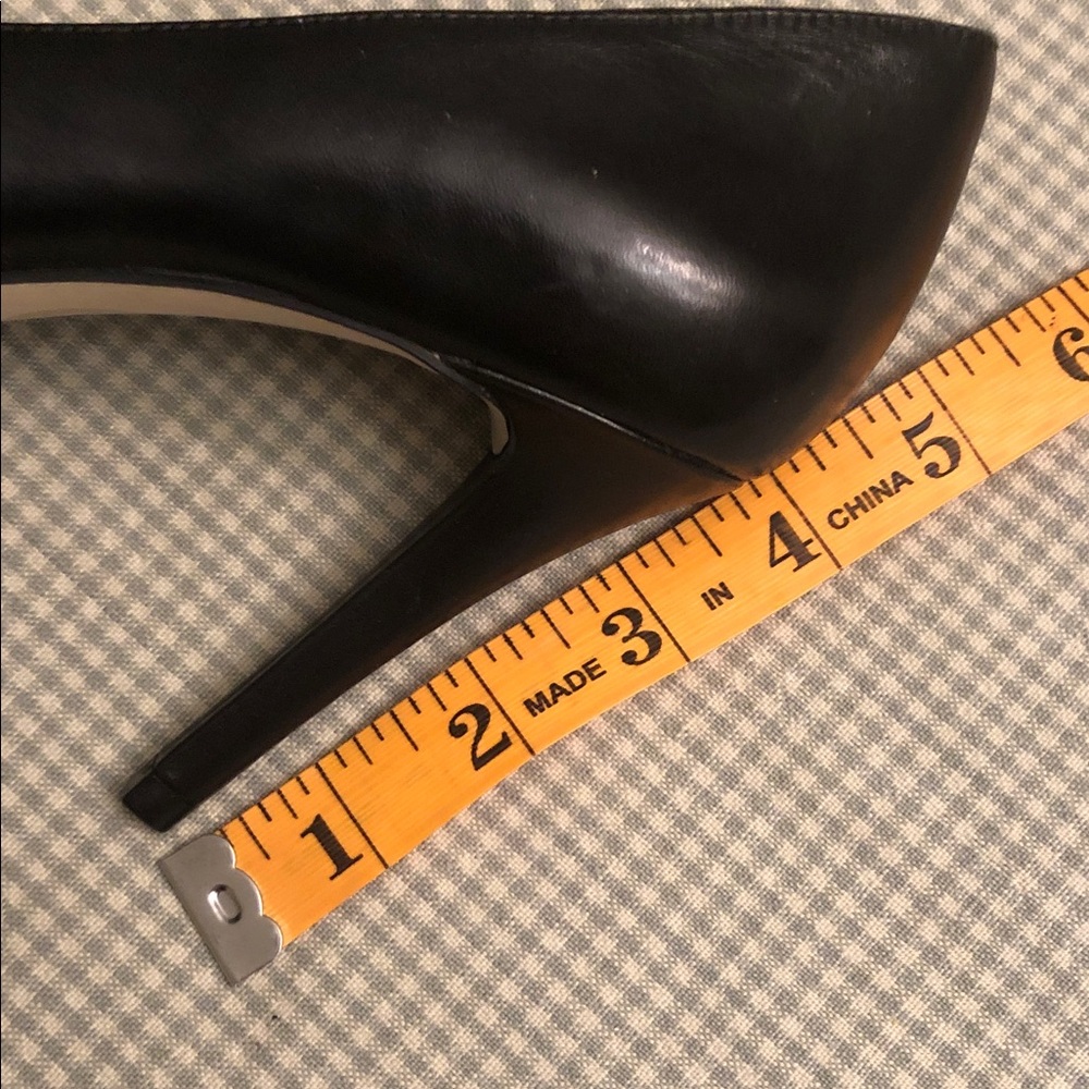 Michael Kors Black Heels with Metallic Silver Tips 6 1/2M Brand New #688 - Picture 11 of 12